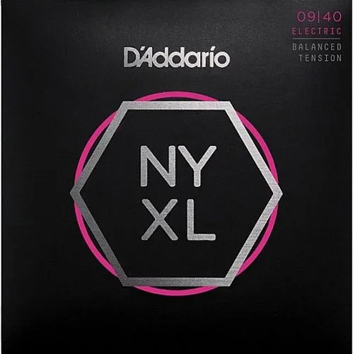 D'Addario NYXL0940BT (9-40) Комплект струн для электрогитары.