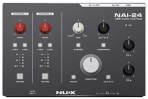 Nux NAI-24 Аудио интерфейс USB.